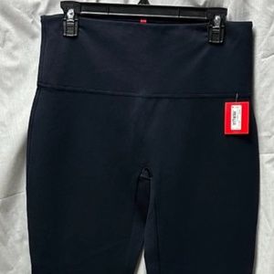 SPANX Navy Point Ankle Legging Pants - Women's Size L